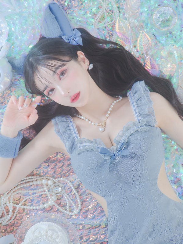 画像6: 【即日発送】【ハロウィン】 キャットレースミニワンピ 【コスプレ5点セット】【XS-Mサイズ/3カラー】[OF04]