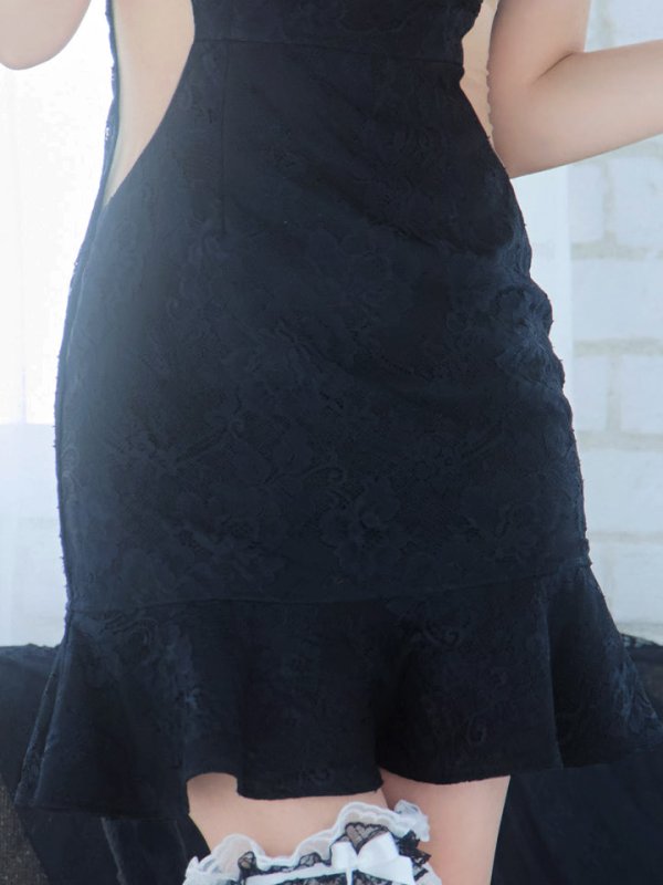 画像21: 【即日発送】【ハロウィン】 キャットレースミニワンピ 【コスプレ5点セット】【XS-Mサイズ/3カラー】[OF04]