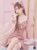 【即日発送】【ハロウィン】緩苺ちゃん着用 キャットレースミニワンピ 【コスプレ5点セット】【XS-Mサイズ/3カラー】[YMT]
