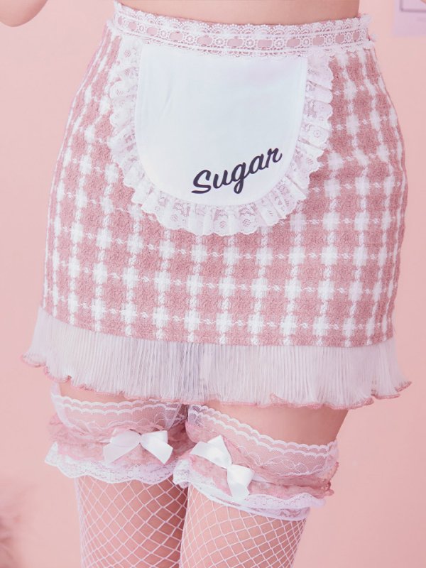 画像34: 【SALE!!】【即日発送】【ハロウィン】 ツイードバニーメイドセットアップ 【コスプレ6点セット】【S-Mサイズ/3カラー】[OF01]