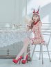 画像13: 【即日発送】【ハロウィン】 チェックバニーセットアップ  【コスプレ6点セット】【XS-Lサイズ/2カラー】[HC02]