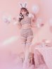 画像13: 【即日発送】【ハロウィン】 ファーツイードバニーセットアップ 【コスプレ8点セット】【XS-Mサイズ/3カラー】[YMT]