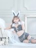 画像9: 【即日発送】【ハロウィン】 ファーツイードバニーセットアップ 【コスプレ8点セット】【XS-Mサイズ/3カラー】[HC02]