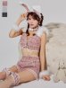 画像2: 【即日発送】【ハロウィン】 ファーツイードバニーセットアップ 【コスプレ8点セット】【XS-Mサイズ/3カラー】[OF01] (2)