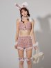 画像25: 【即日発送】【ハロウィン】 ファーツイードバニーセットアップ 【コスプレ8点セット】【XS-Mサイズ/3カラー】[OF01]