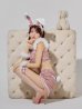 画像26: 【即日発送】【ハロウィン】 ファーツイードバニーセットアップ 【コスプレ8点セット】【XS-Mサイズ/3カラー】[OF01]