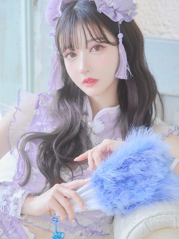 画像27: 【即日発送】【ハロウィン】リボンチャイナミニセットアップ【コスプレ4点セット】【XS-Mサイズ/3カラー】(SE01YN)[OF04]