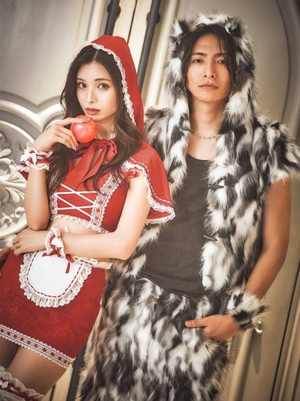 画像1: 【即日発送】【ハロウィン】赤ずきん×狼コスプレ【コスプレ5点セット】【コスプレ4点セット】【S-Mサイズ/1カラー】【Fサイズ/1カラー】[YMT/YMT]