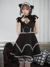 画像6: 【即日発送】【ハロウィン】 レースアップブラックキャット 【コスプレ4点セット】【S-Lサイズ/1カラー】[YMT]