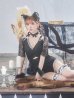 画像1: 【値下げ！】【即日発送】【ハロウィン】 ブラックレースキャット/オールインワン/黒猫 【コスプレ5点セット】【S-Lサイズ】[YMT] (1)