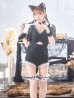 画像3: 【値下げ！】【即日発送】【ハロウィン】 ブラックレースキャット/オールインワン/黒猫 【コスプレ5点セット】【S-Lサイズ】[YMT]