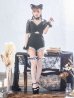 画像5: 【値下げ！】【即日発送】【ハロウィン】 ブラックレースキャット/オールインワン/黒猫 【コスプレ5点セット】【S-Lサイズ】[YMT]