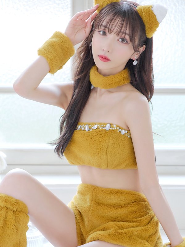 画像27: 【SALE!!】【即日発送】【ハロウィン】もこもこキツネ 【コスプレ6点セット】【Fサイズ/1カラー】[OF01]