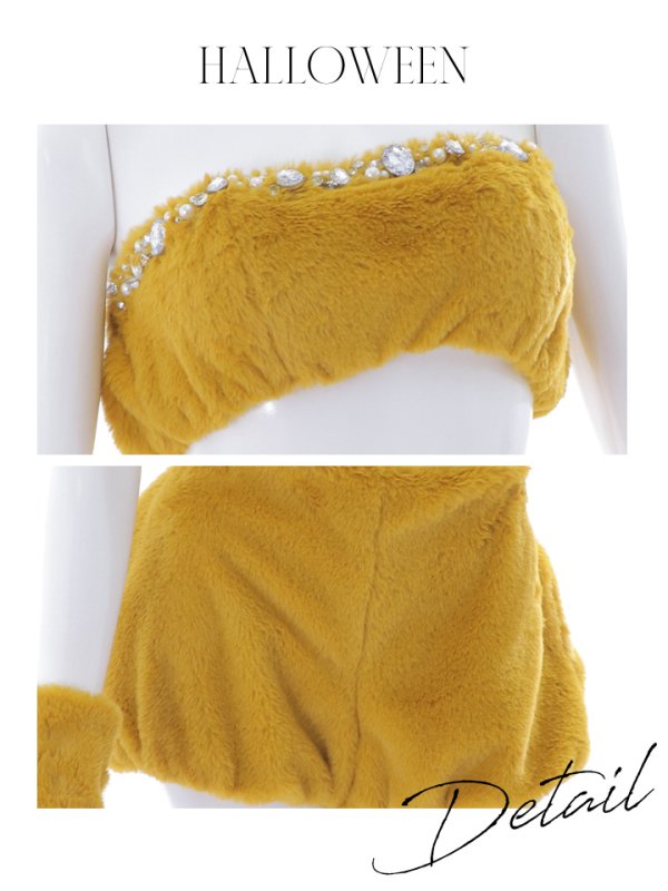 画像17: 【SALE!!】【即日発送】【ハロウィン】もこもこキツネ 【コスプレ6点セット】【Fサイズ/1カラー】[OF01]