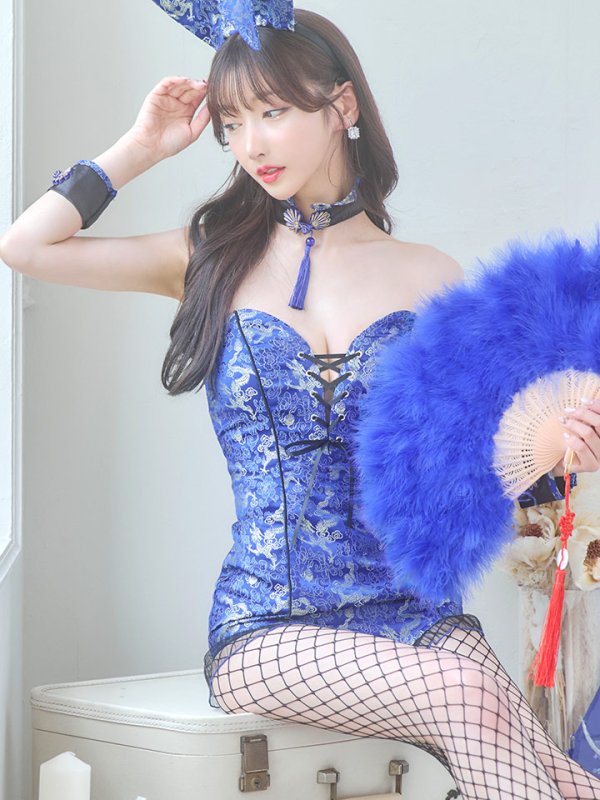 画像11: 【即日発送】【ハロウィン】チャイナバニーガール 【コスプレ6点セット】【XS-Mサイズ/3カラー】(SE01YN)[HC03]