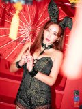 【即日発送】【ハロウィン】チャイナバニーガール 【コスプレ6点セット】【XS-Mサイズ/3カラー】(SE01YN)[YMT]