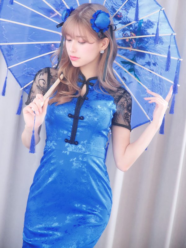 画像6: 【SALE!!】【即日発送】【ハロウィン】 マーメイドレースチャイナ 【コスプレ2点セット】【S-Lサイズ/3カラー】(SE01YN-W)[OF01]