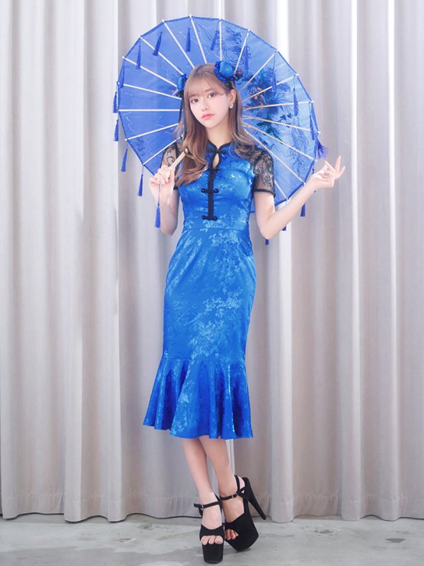 画像7: 【SALE!!】【即日発送】【ハロウィン】 マーメイドレースチャイナ 【コスプレ2点セット】【S-Lサイズ/3カラー】(SE01YN-W)[OF01]