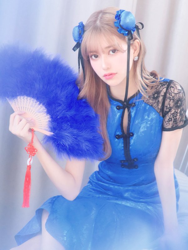 画像12: 【SALE!!】【即日発送】【ハロウィン】 マーメイドレースチャイナ 【コスプレ2点セット】【S-Lサイズ/3カラー】(SE01YN-W)[OF01]