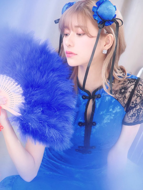 画像15: 【SALE!!】【即日発送】【ハロウィン】 マーメイドレースチャイナ 【コスプレ2点セット】【S-Lサイズ/3カラー】(SE01YN-W)[OF01]