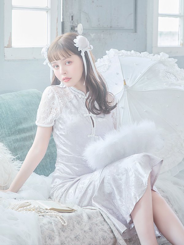 画像10: 【SALE!!】【即日発送】【ハロウィン】 マーメイドレースチャイナ 【コスプレ2点セット】【S-Lサイズ/3カラー】(SE01YN-W)[OF01]