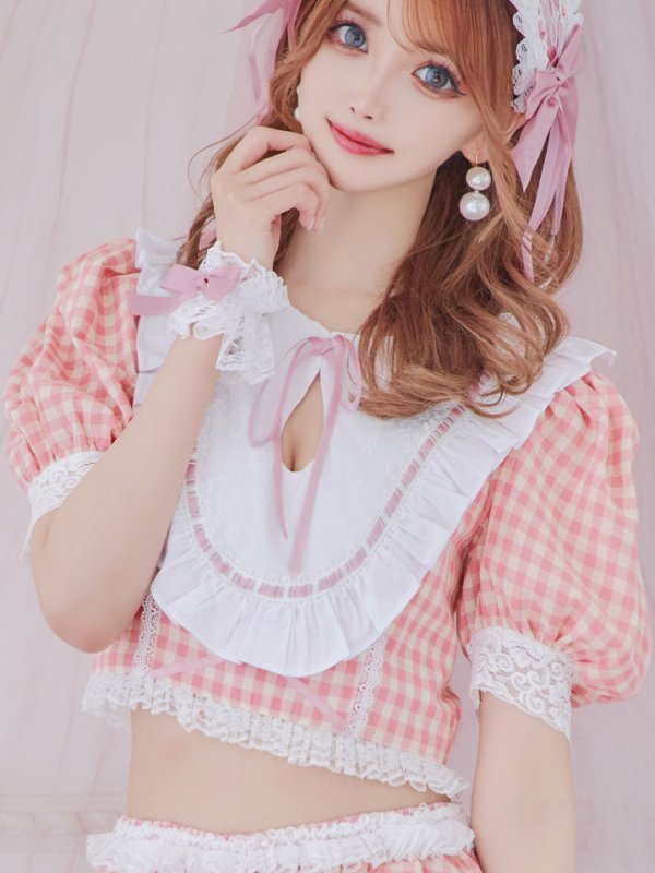 画像16: 【SALE!!】【即日発送】【ハロウィン】 ギンガムロリータベビー 【コスプレ5点セット】【S-Mサイズ/1カラー】[OF01]