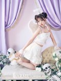 【ハロウィン】【LARME/ラルム掲載】セクシー天使セットアップ【コスプレ7点セット】【XS-Lサイズ/1カラー】[YMT-H]