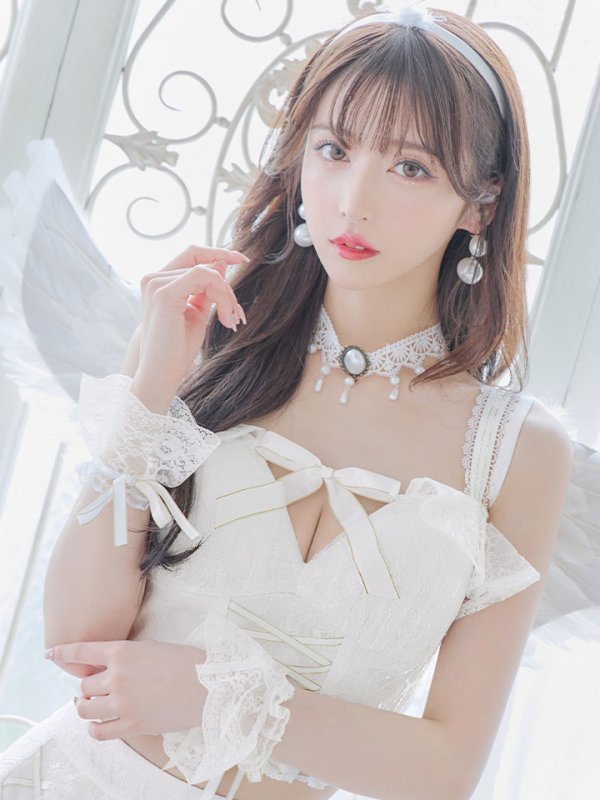 画像3: 【ハロウィン】セクシー天使セットアップ【コスプレ7点セット】【XS-Lサイズ/1カラー】[HC03-H]