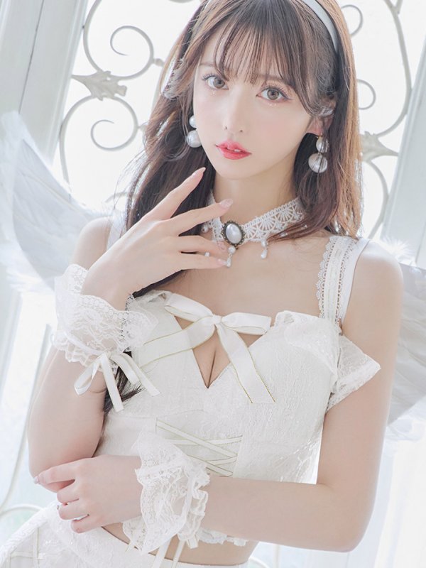 画像10: 【ハロウィン】セクシー天使セットアップ【コスプレ7点セット】【XS-Lサイズ/1カラー】[HC03-H]