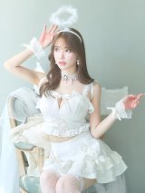 【即日発送】【ハロウィン】セクシー天使セットアップ【コスプレ7点セット】【S-Mサイズ/1カラー】[HC02]