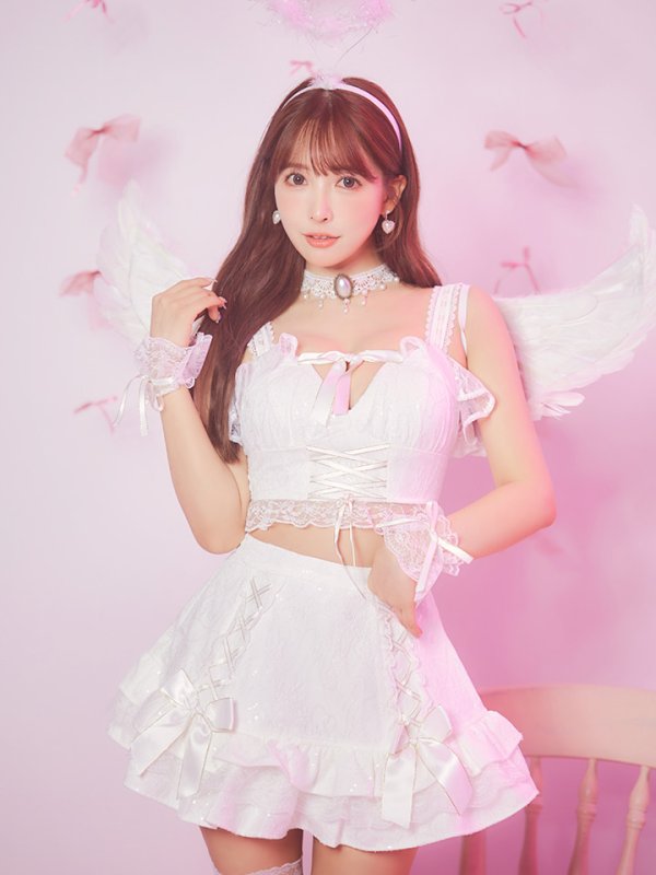 画像17: 【ハロウィン】セクシー天使セットアップ【コスプレ7点セット】【XS-Lサイズ/1カラー】[OF04-H]