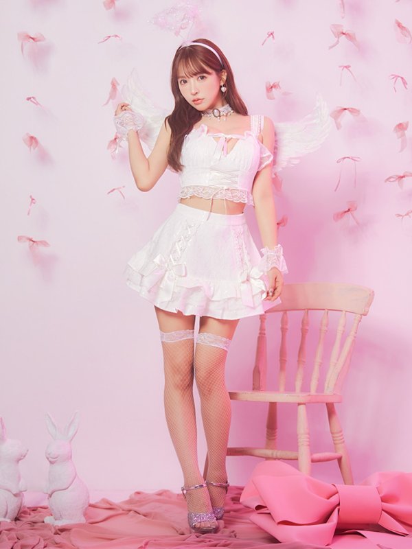 画像20: 【ハロウィン】セクシー天使セットアップ【コスプレ7点セット】【XS-Lサイズ/1カラー】[OF04-H]