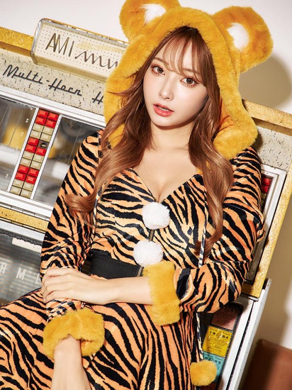 画像13: 【SALE!!】【即日発送】【ハロウィン】 タイガーセットアップ 【コスプレ3点セット】【S-Mサイズ/1カラー】[HC03]