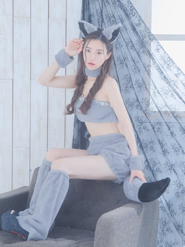 画像9: 【SALE!!】【ハロウィン】モコモコオオカミ 狼/オオカミ【コスプレ6点セット】【Fサイズ】[HC03]