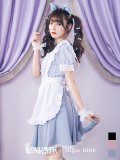 【ハロウィン】【LARME/ラルム掲載】 ギンガムチェック猫メイド【コスプレ5点セット】【S-Mサイズ/3カラー】[YMT]