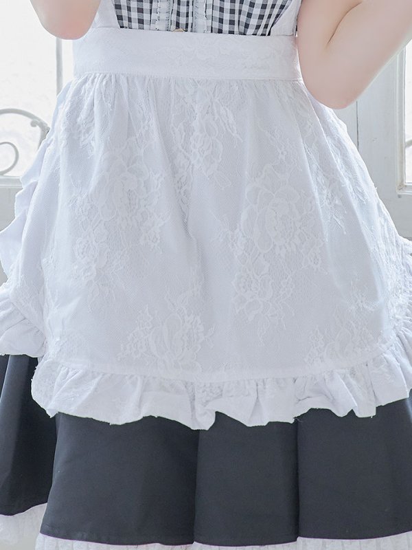 画像16: 【ハロウィン】 ギンガムチェック猫メイド【コスプレ5点セット】【S-Mサイズ/3カラー】[HC03]