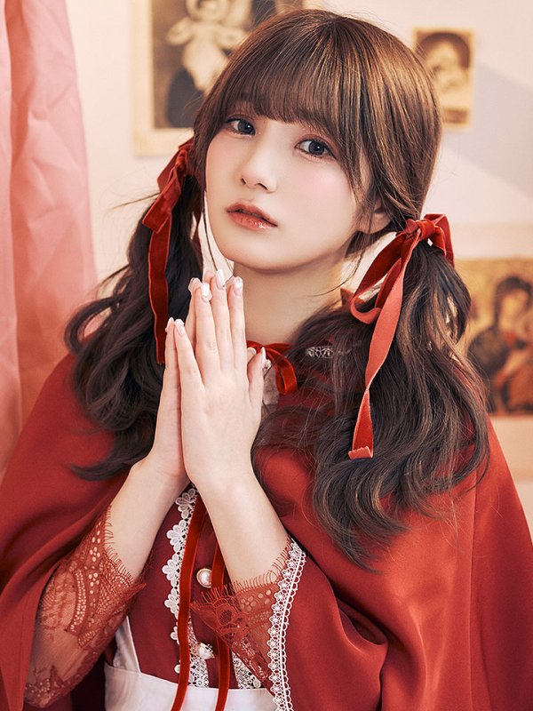 画像8: 【即日発送】【送料無料！】【ハロウィン】【LARME/ラルム掲載】赤ずきん【コスプレ3点セット】【S-XLサイズ/1カラー】[HC03]