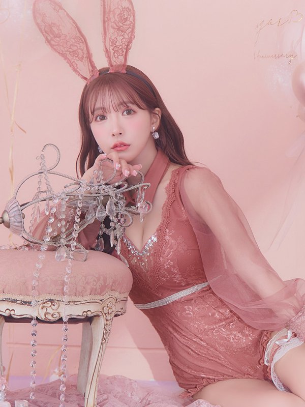 画像15: 【ハロウィン】 レースバニーオールインワン 【コスプレ5点セット】【S-Lサイズ/3カラー】[OF04]