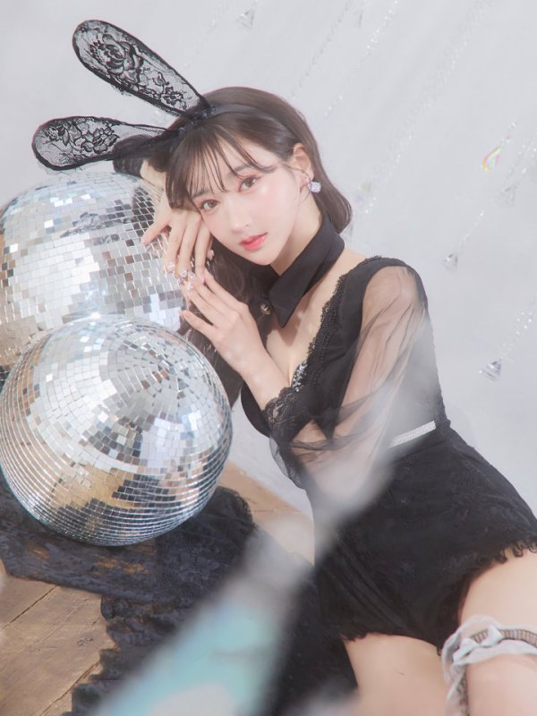 画像26: 【ハロウィン】 レースバニーオールインワン 【コスプレ5点セット】【S-Lサイズ/3カラー】[OF04]