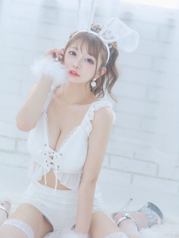 画像6: 【SALE!!】【即日発送】【ハロウィン】 フリルレースバニーセットアップ 【コスプレ6点セット】 【S-Mサイズ/3カラー】[OF01]