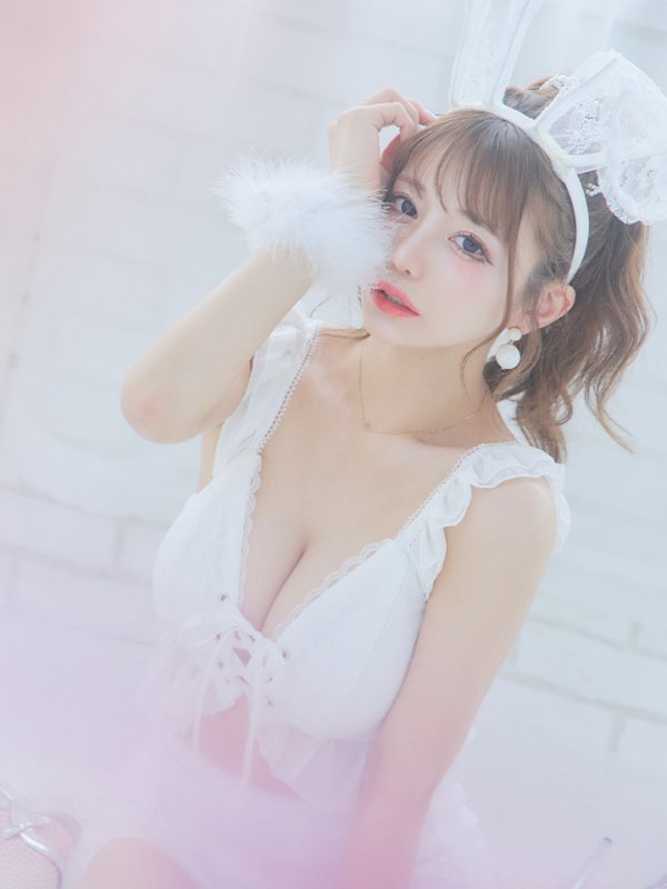 画像13: 【SALE!!】【即日発送】【ハロウィン】 フリルレースバニーセットアップ 【コスプレ6点セット】 【S-Mサイズ/3カラー】[OF01]