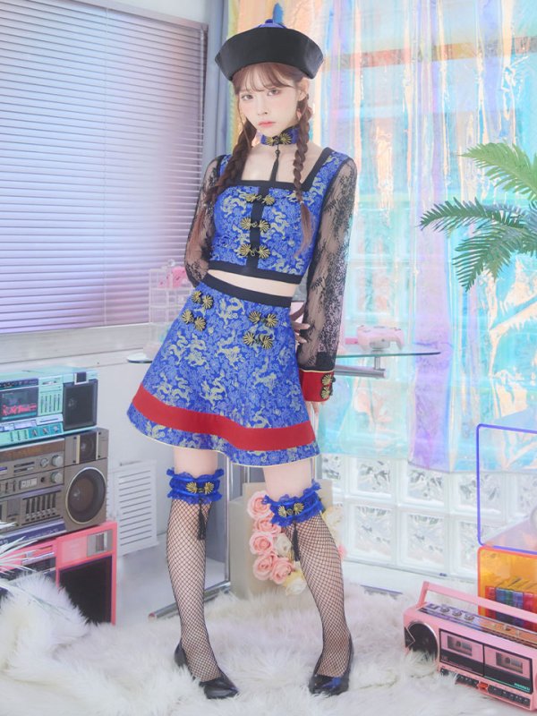 画像5: 【SALE!!】【即日発送】【ハロウィン】 緩苺ちゃん着用 セットアップキョンシー【コスプレ5点セット】【S-Mサイズ/1カラー】(SE01YN)[HC02]