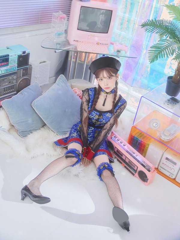 画像6: 【SALE!!】【即日発送】【ハロウィン】 緩苺ちゃん着用 セットアップキョンシー【コスプレ5点セット】【S-Mサイズ/1カラー】(SE01YN)[HC02]