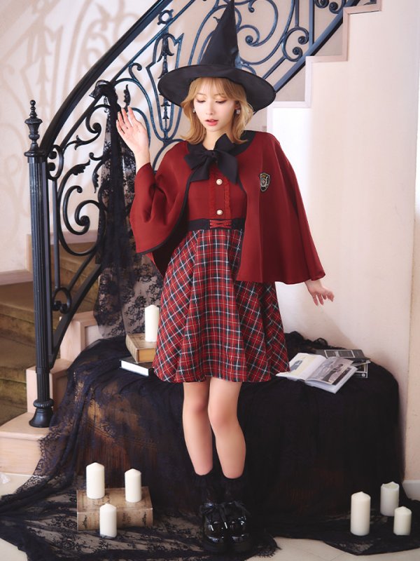 画像6: 【SALE!!】【ハロウィン】 魔法学校制服 【コスプレ3点セット】【S-Mサイズ/2カラー】[OF01]