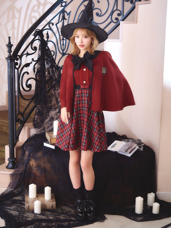 画像16: 【SALE!!】【ハロウィン】 魔法学校制服 【コスプレ3点セット】【S-Mサイズ/2カラー】[OF01]
