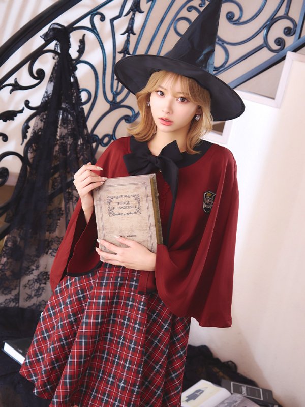 画像13: 【SALE!!】【ハロウィン】 魔法学校制服 【コスプレ3点セット】【S-Mサイズ/2カラー】[OF01]