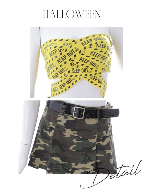 画像19: 【ハロウィン】キープアウトセットアップ 【コスプレ7点セット】【S-Mサイズ】[OF04-B]