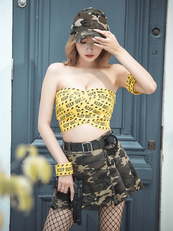 画像8: 【ハロウィン】キープアウトセットアップ 【コスプレ7点セット】【S-Mサイズ】[OF04-B]