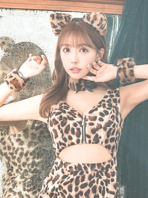 画像16: 【SALE!!】【即日発送】【ハロウィン】 レオパードキャット/豹柄猫 【コスプレ5点セット】 【S-Mサイズ】[OF01]