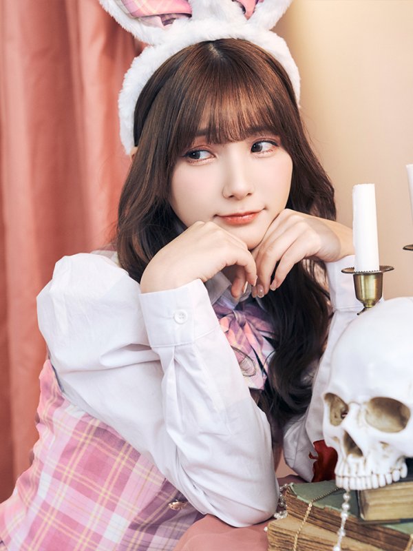 画像9: 【SALE!!】【ハロウィン】チェック制服バニー【コスプレ6点セット】 【S-Lサイズ/1カラー】[OF01]